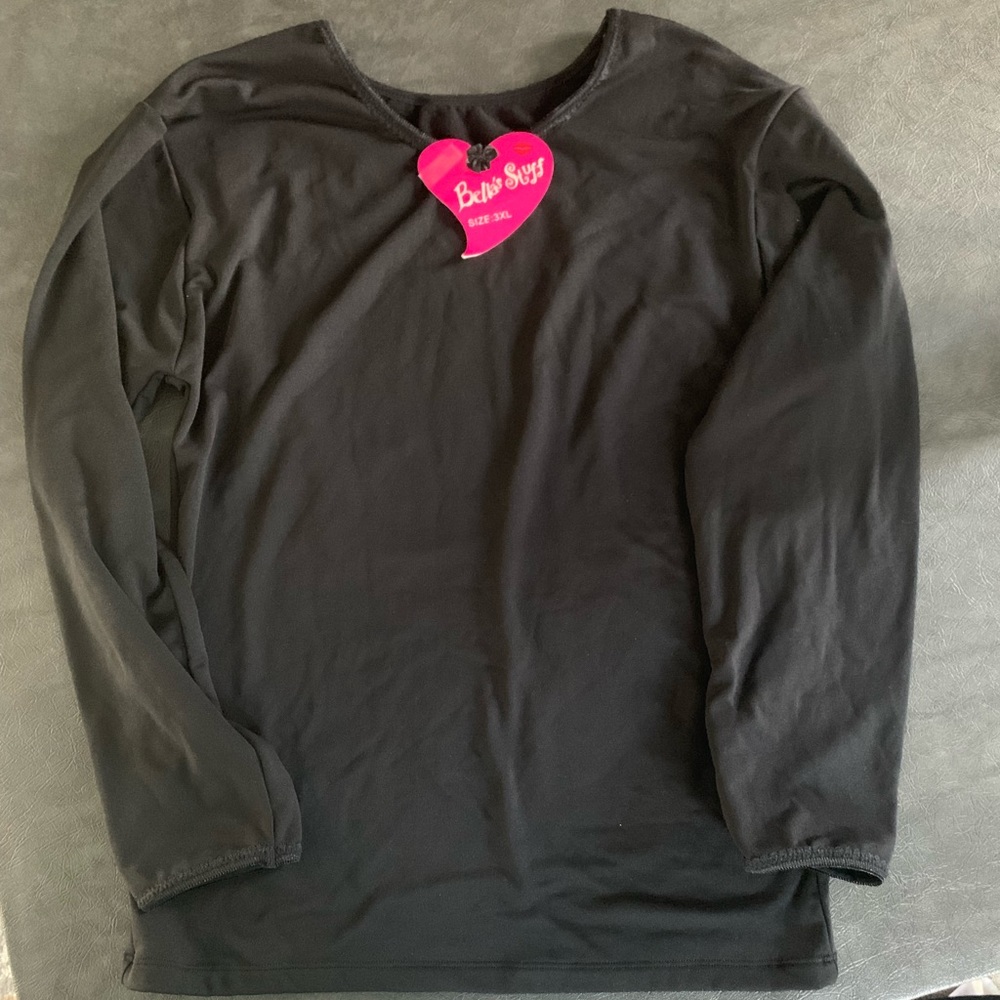 2 for $15. Plus Size Bella’s Stuff Fleece Lined Thermal Shirt - 3X